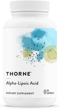 THORNE - Alpha-Lipoic Acid - Provides Antioxidant Support - Supports Liver Detox &amp Nerve Eye Metabolic &amp Liver Health* - Third-Party Certified - Gluten Dairy &amp Soy-Free - 60 Capsules