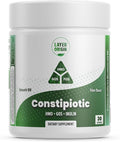 Layer Origin Constipiotic Prebiotic Fiber to Ease Bowel Movement and Support Regularity - 4.4 g Per Serving - HMO 2'FL GOS Inulin FOS - 30-Day Supply - Unflavored No Taste Dissolve Easily