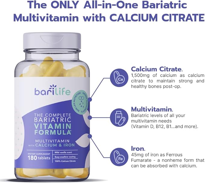 Bari Life Duodenal Switch Starter Kit with Non-Chewable Tablet and Probiotic 30 and Vitamin B1