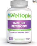 Advanced Immune Probiotic - Plus Prebiotic - Shelf Stable Probiotic Supports intestinal Health and May Reduce Gas Bloating and Stomach discomfort