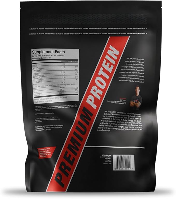 ATHLEAN-X PRO-30G Premium Whey Protein Isolate Powder Belgian Maple Waffle Gluten-Free Low Sugar 30g of High Protein Powder for Muscle Recovery &amp Growth