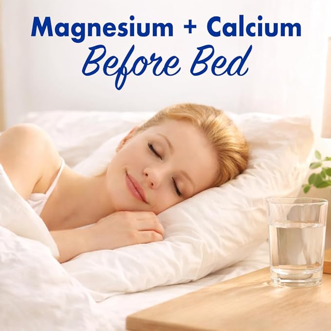 Calcium Magnesium Powder Supplement - CalMag Plus with Vitamin C &amp D3 - Supports Relaxation Sleep &amp Muscle Recovery - Natural Calm Calcium &amp Magnesium Powder - Stress Relief Cal Mag