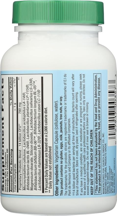 Now Pb 8 Pro-biotic Acidophilus Tablets Vegetarian 120-count Bottle