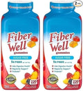 Vita Fiber Well Gummies Sugar Free Peach Raspberry &amp BlackBerry Flavors 220 Count (2 Pack)