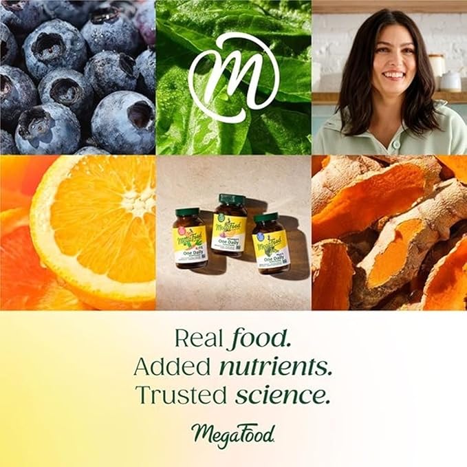 MegaFood Calcium and Magnesium - Essential Mineral Supplement That Helps Maintain Bone and Muscle Health - For Men and Women - Vegan - Made Without 9 Food Allergens - 90 Tabs (30 Servings)