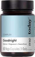 Me Today Goodnight Magnesium Sleep Aid Supplement –Supports Restful Sleep Calm &amp Relaxation – Vegan Magnesium for Muscle Relaxation &amp Calmness – 60 Servings