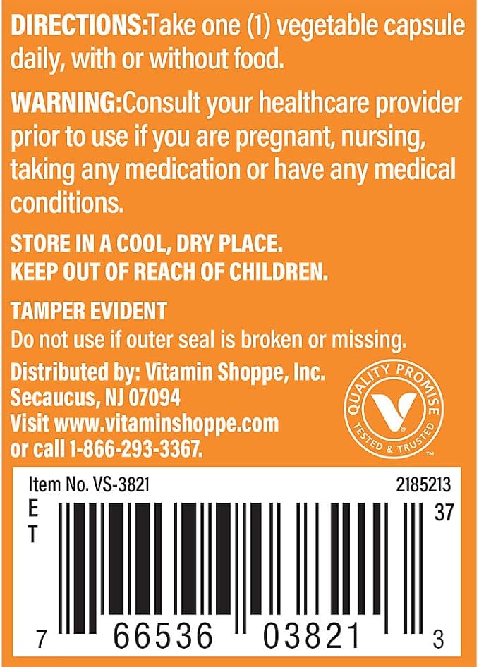 The Vitamin Shoppe Ultimate 10+ Probiotics 30 Billion CFU - 10 Probiotic Strains for Digestive Health Immune &amp Gut Support (60 Vegetable Capsules)