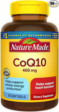 Nature Made CoQ10 (Coenzyme Q 10) 400 mg. Softgels 1 Pack