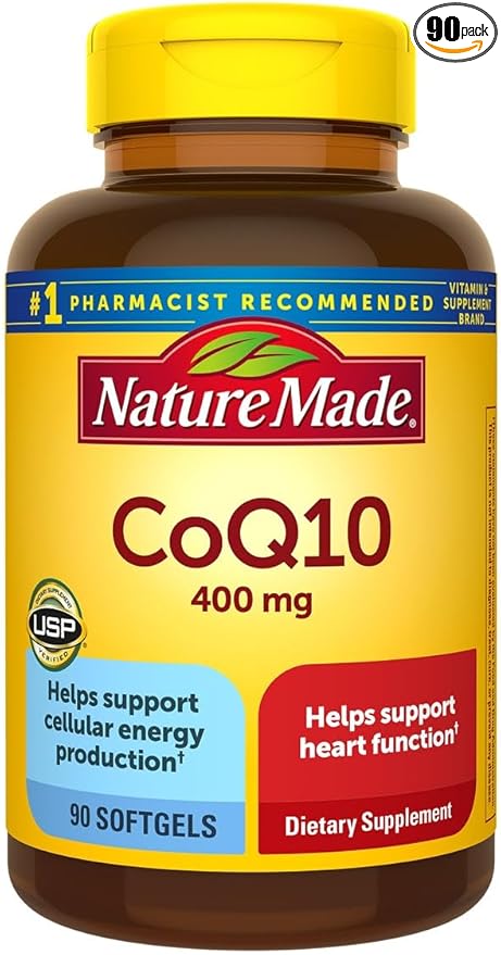 Nature Made CoQ10 (Coenzyme Q 10) 400 mg. Softgels 1 Pack