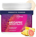 Microbiome Labs MegaPre Prebiotic Fiber Powder for Women Men &amp Kids - Pineapple Orange Guava Prebiotic Fiber Supplement Powder with Clinically Tested Oligosaccharides for Microbial Support (5.1 O