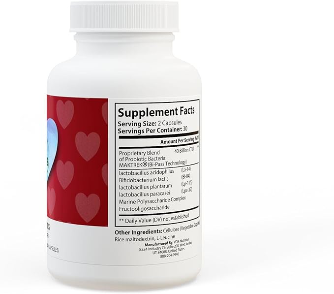 Probiotics Supplement 40 Billion CFU 60 Capsules