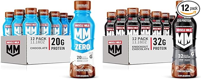Muscle Milk Zero Protein Shake &amp Pro Advanced Nutrition Protein Shake