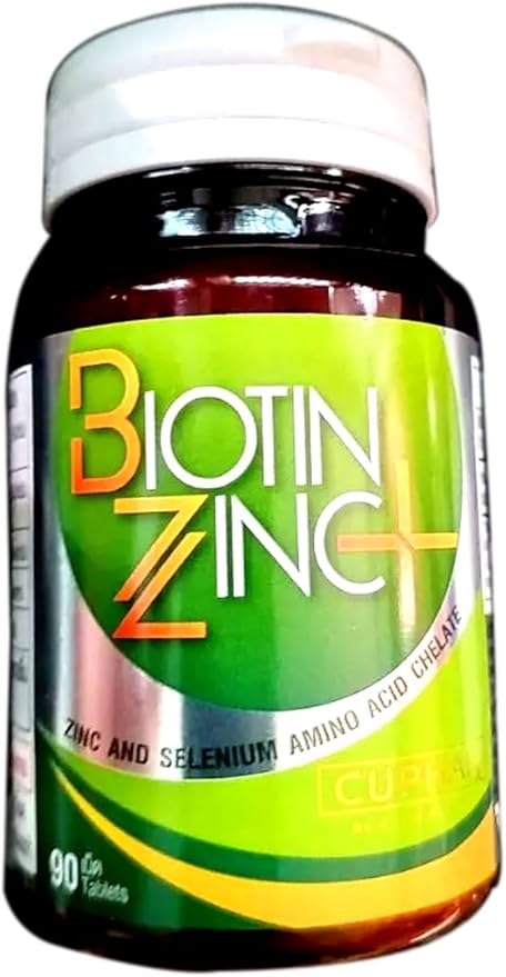Biotin Zinc Plus Hair and Nail Care Reduce Hair Loss 90 Tablets