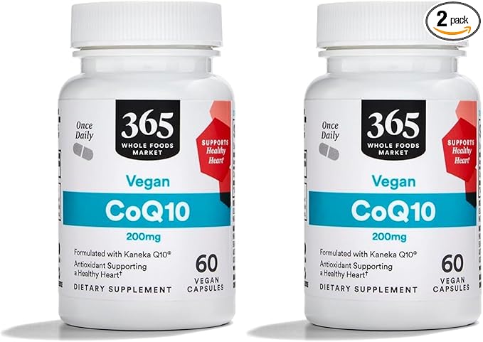 Whole Foods Market CoQ10 200mg 60 ct (Pack of 2)