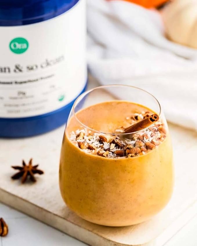 Ora Organic Vegan Protein Powder Vanilla Chai &amp Chocolate Bundle: 21g Plant Based Protein Powder Vanilla Chai Flavor 20 Servings + 22g Plant Based Protein Chocolate Flavor 20 Servings