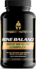 Bone Balance Health Complex – Calcium &amp Aquamin Red Algae Mineral Supplement with Vitamin K2 Turmeric &amp Trace Minerals for Bone &amp Joint Support – 90 Veggie Capsules