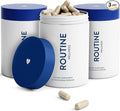 Routine Wellness Hair Growth Supplement – CLINICALLY Tested Thicker Fuller-Looking Hair Support with Biotin &amp Key Nutrients Vegetarian &amp Gluten-Free Vitamins - 3 Bottles 90 Day Supply