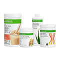 Herbalife Formula 1 Healthy Nutritional Shake Mix (Strawberry Cheesecake 750g) and Active Fiber Complex 210g Combo with Herbal Aloe Concentrate Pint 473ml-PERSONALIZED Protein Powder 360g