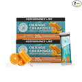 Daryl's Bars Orange Creamsicle On the Go Whey Protein Bars Gluten Free Low Sugar Protein Snack Meal Replacement Pack of 2