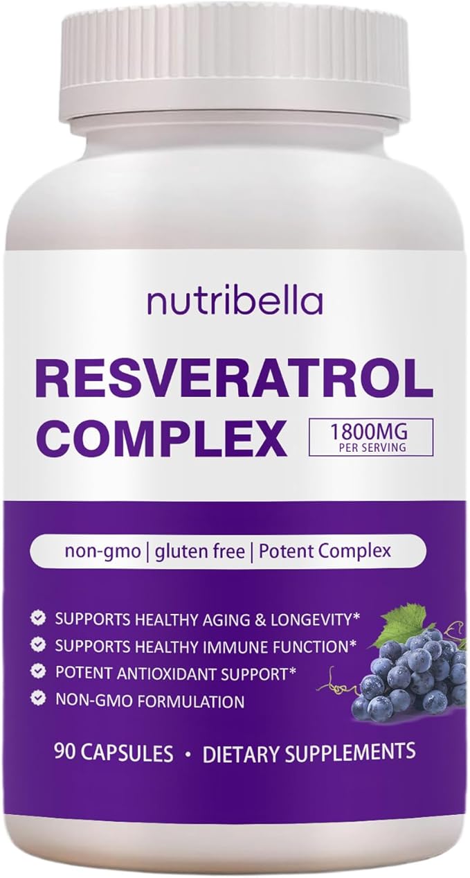 Nutribella Resveratrol Complex 1800 Capsules90 Capsules (1Pc)