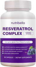 Nutribella Resveratrol Complex 1800 Capsules90 Capsules (1Pc)