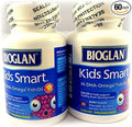 BioGlan Kids Smart Hi DHA Omega-3 Fish Oil 30 ea Chewable Burstlets BerryPack of 2
