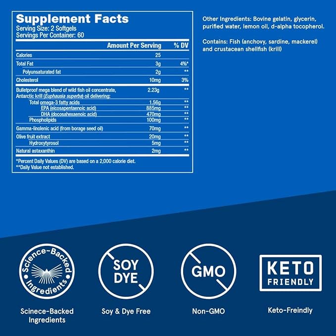 Bulletproof Omega Krill Complex 120 sg
