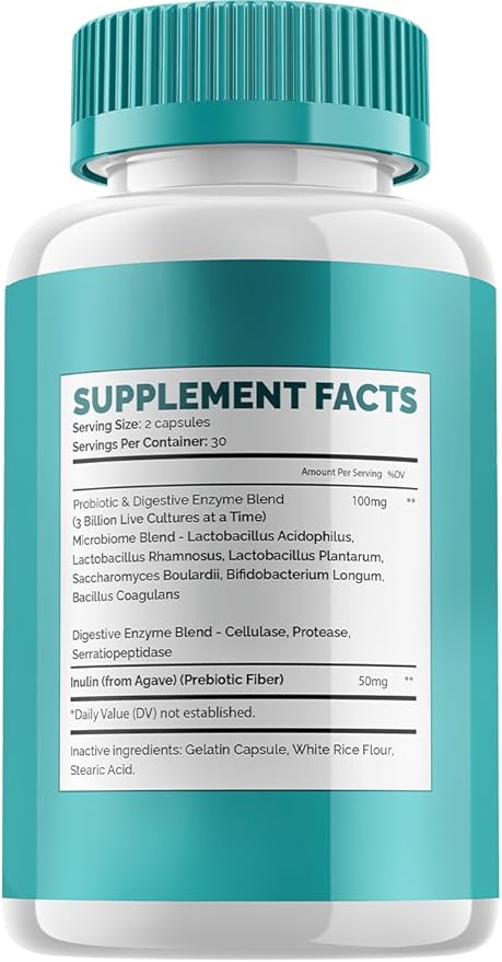 Gutoptim Advanced Probiotic Capsules Gutoptim Probiotics Support for Digestive Health Pills Gutoptim Reviews Gut Supplement &amp Digestive Support (2 Pack - 120 Capsules)
