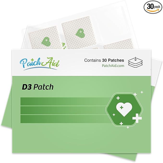 PatchAid D3 Topical Patch 30-Day Supply