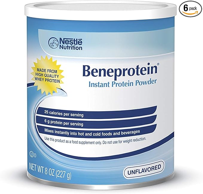 AliMed Protein Supplement Beneprotein Unflavored 8 oz. Can Powder Qty : 6 per Case