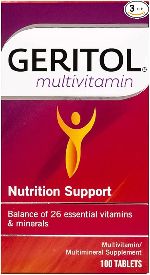 Geritol Complete Tablets 100 Count (Pack of 3)