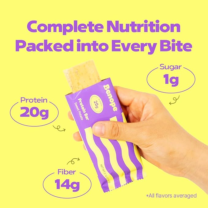 Benope Protein bar Korean Flavors Variety Pack 60g x 12ea high protein low sugar low carb energy bar nutritious snack high protein snacks gluten free
