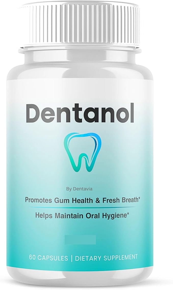Dentanol-X Oral Probiotic Supplement – 4 Probiotic Strains with Arctic Pine Resin – Supports Gum Health Fresh Breath &amp Daily Oral Wellness – 60 Capsules (Non Chewable)
