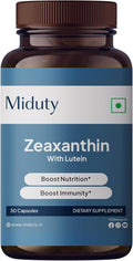 Zeaxanthin &amp Lutein - Eye Health Supplement - Vitamin A - Astaxanthin - Antioxidant Formula - Bluelight Protection - Gluten Free - Non-GMO - 30 Capsules