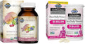 Garden of Life Women's Organic Multivitamin and Probiotics for Digestive Vaginal Immune Health 50 Billion CFU 16 Strains 120 Tablets 30 Capsules