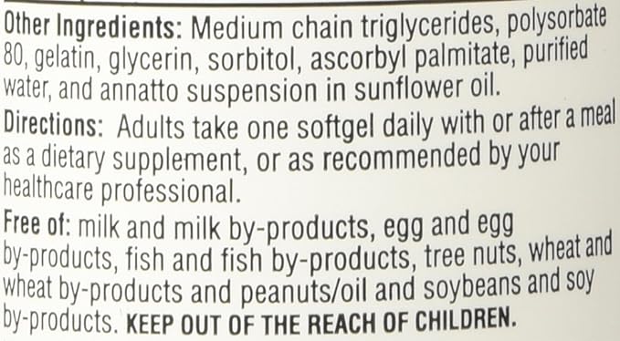QuinoGel® Solubilized Ubiquinol CoQ10 (Hydrosoluble™ Kaneka QH™) 100mg / 60 Softgels