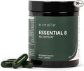 Essential 8 | Multivitamin for Energy &amp Immunity Support | 8 Essential Nutrients | Calcium Vitamin B12 Omega3 Zinc Iron Vitamin D &amp More | Non-GMO Vegan GF | 30 Servings (60 Softgel Cap