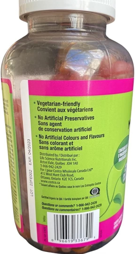 Kirkland Signature Adult Multi-Vitamin Gummies 250 Gummies