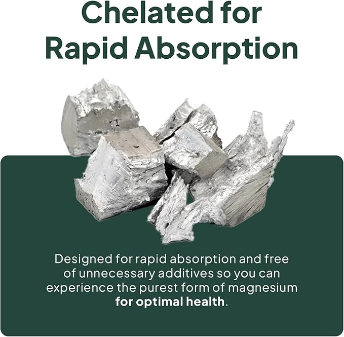 Organics Ocean Real Magnesium Citrate - High Absorption Magnesium Supplement - Chelated Magnesium to Support Energy Relaxation and Regularity