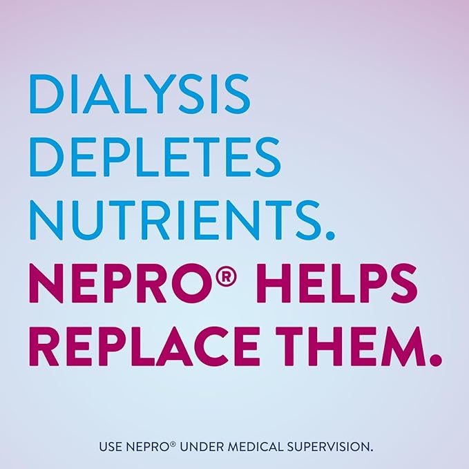 Nepro Nutrition Shake for People on Dialysis 19g Protein 420 Calories Butter Pecan 8 fl oz Pack of 24
