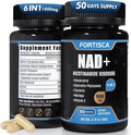 NAD+ Supplement Liposomal 1000mg NAD+ Supplement with Resveratrol 6 in 1 NMNH Supplement Alternative High Purity NAD Plus for Men and Women Energy &amp Healthy Aging – 100 Capsules