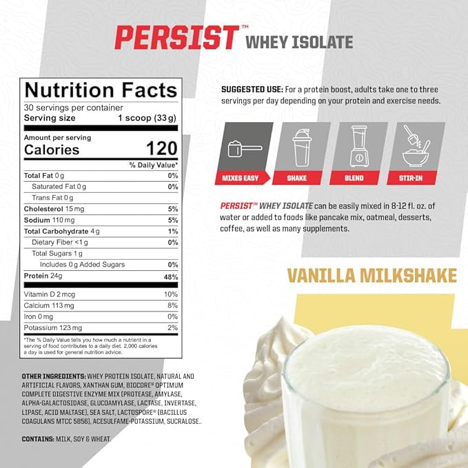 Undefined Nutrition Persist Vanilla + Creatine Monohydrate by Brian Shaw