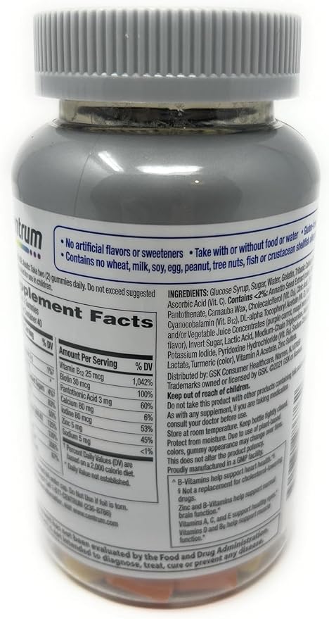 Multigummies Supplements for Men Gummy Vitamins for Man 50 Plus Multivitamin with Vitamin D B6 &amp B12 Vitamins and Supplements Assorted Fruit Flavor 80 Count Gummies (Men 50+ 80ct)