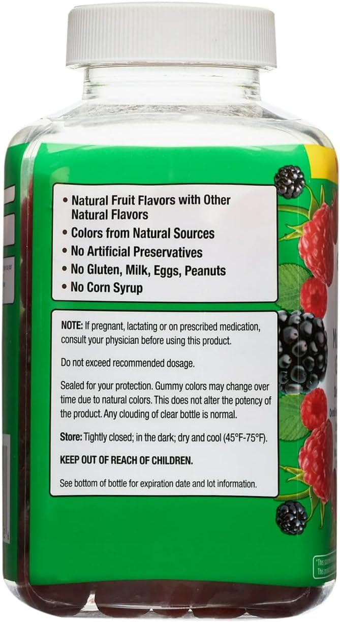 Equate Adult Multivitamin Gummies Daily Multivitamin for Men &amp Women Natural Fruit Flavor 300 Count (150 Servings) Sticker