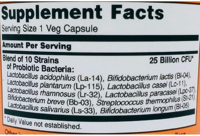Now Probiotic-10 25 Billion 50 Count (Pack of 2)