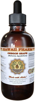 Hawaii Pharm Oregon Liquid Extract Oregon (Mahonia aquifolium) Tincture Herbal Supplement Made in USA 2 fl.oz