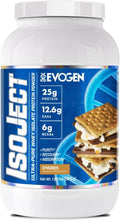 Evogen Isoject - Whey Protein Isolate | Ultra-Pure Whey Protein Powder with Ignitor Enzymes BCAAs and EAAs | Enhanced Absorption &amp Recovery | S'Mores | 25 Servings