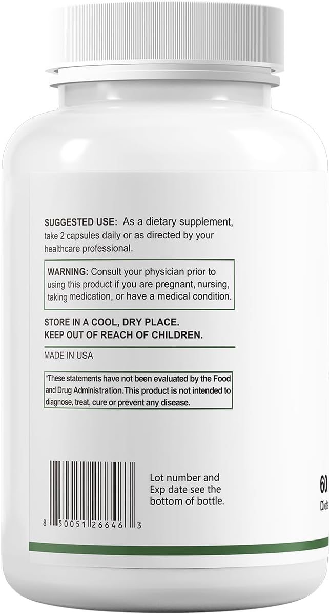 HUJ ADK Supplement 60 Capsules Calcium Vitamins A D3 K2 (MK-7)
