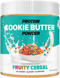 Flex Brands Whey Protein Cookie Butter Powder - Fruity Cereal | Keto-Friendly Low Carb No Added Sugars Gluten-Free | Easy to Mix Bake and Spread | 8.6oz