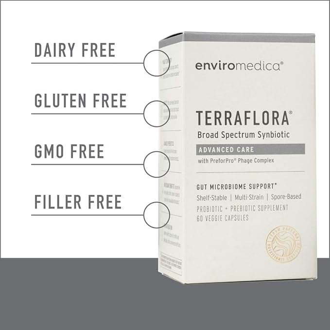 Daily Care synbiotic of probiotics and prebiotics and Advanced Care SBO Probiotic + Prebiotic